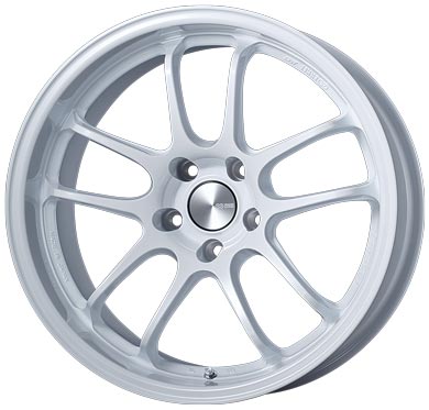 Enkei PF01EVO 18x9.5 35mm Offset 5x114.3 75mm Bore Pearl White Wheel - 489-895-6535WP